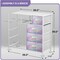 Sorbus Dresser with 9 Drawers - Furniture Storage Chest Tower Unit for Bedroom, Closet, etc - Steel Frame, Wood Top, Fabric Bins
